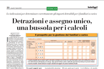 Detrazioni E Assegno Unico: una bussola per i calcoli.